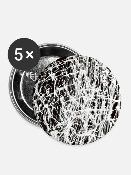 Lichtspiele 4 - Buttons groß 56 mm (5er Pack) - Weiß