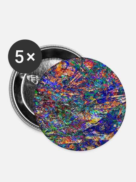 gysfkraytchy - Buttons groß 56 mm (5er Pack) - Weiß