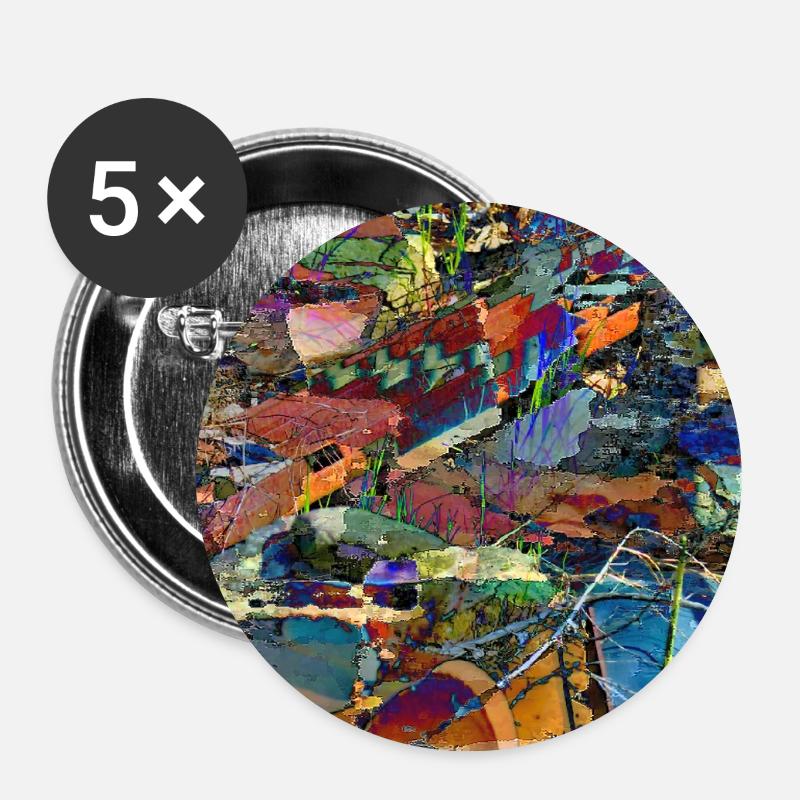 schroddjkakkj - Buttons groß 56 mm (5er Pack) - Weiß