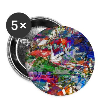 jklajggejrdatschy - Lot de 5 grands badges (56 mm) - blanc - Devant