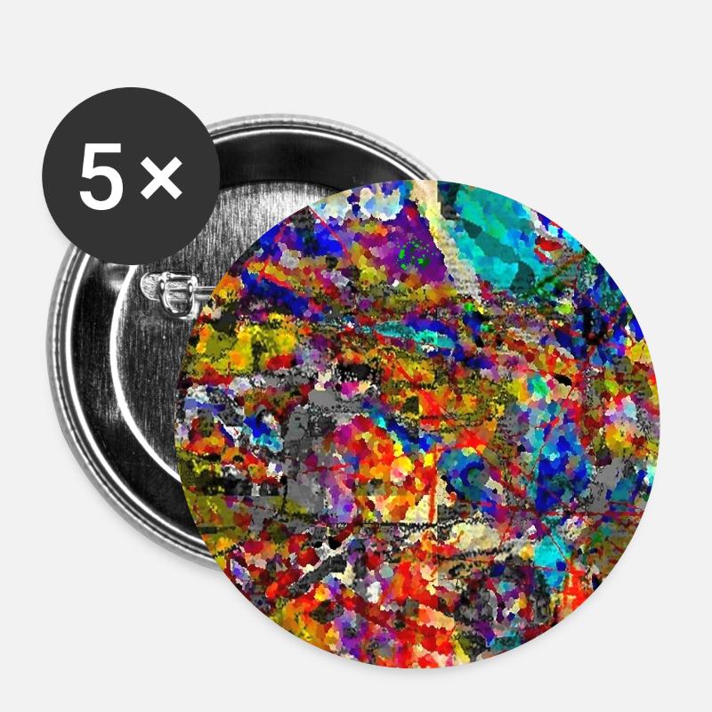 Ysprakaggy - Buttons large 2.2''/56 mm (5-pack) - white