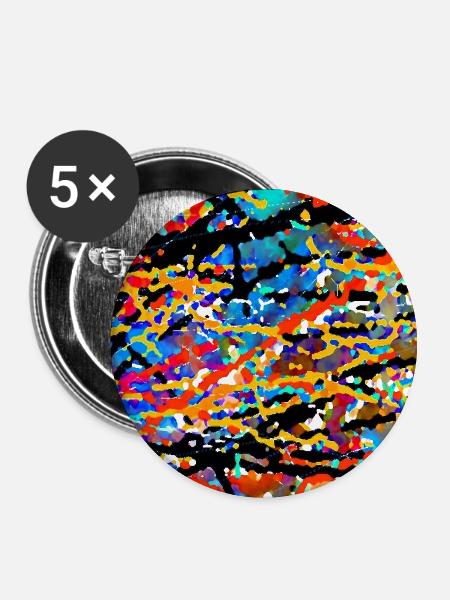 jurgushj - Buttons groß 56 mm (5er Pack) - Weiß