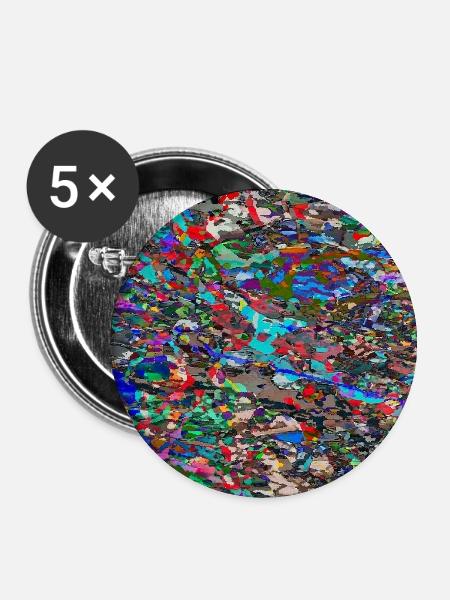 jsqujlch - Buttons groß 56 mm (5er Pack) - Weiß