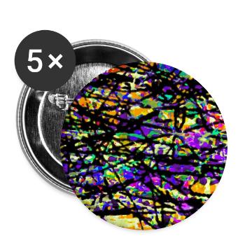 krisjhunjgh - Buttons large 2.2''/56 mm (5-pack) - white - Front