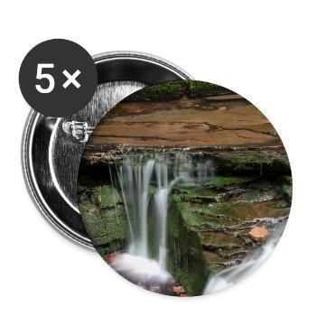 MONBACH IN THE NORTHERN BLACK FOREST - Buttons large 2.2''/56 mm (5-pack) - white - Front