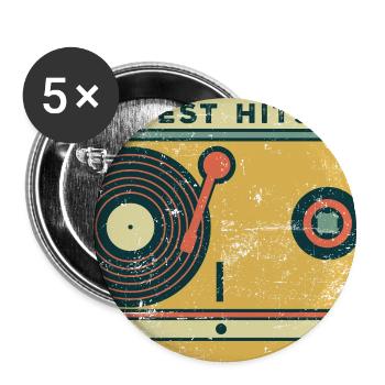 30e anniversaire du millésime 1996 - Lot de 5 grands badges (56 mm) - blanc - Devant