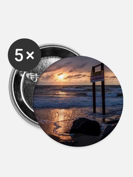 Cool vibes - Buttons groß 56 mm (5er Pack) - Weiß