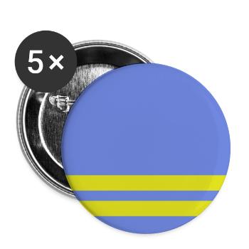 Aruba flag - Buttons large 2.2''/56 mm (5-pack) - white - Front