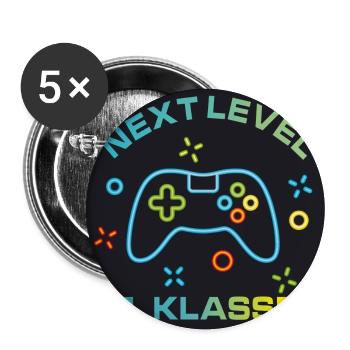 Spielecontroller - Next Level 1. Klasse - Buttons groß 56 mm (5er Pack) - Weiß - Vorne