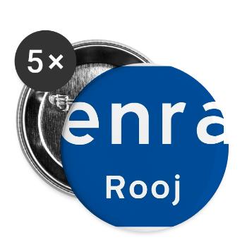 Venray place name sign - Buttons large 2.2''/56 mm (5-pack) - white - Front