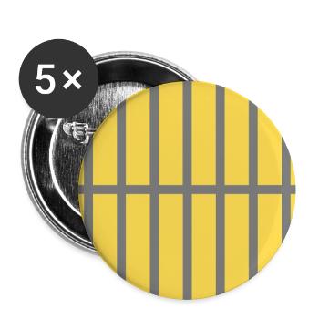 Graphic No. 4 - Buttons groß 56 mm (5er Pack) - Weiß - Vorne