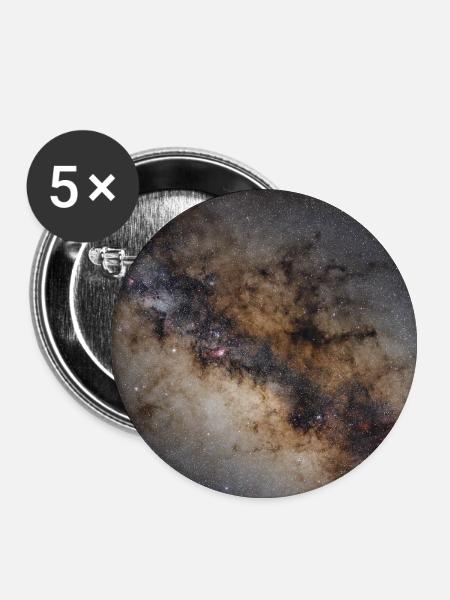 Foto Tasse MilkyWay - Buttons groß 56 mm (5er Pack) - Weiß