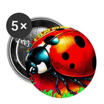 ladybird - Buttons large 2.2''/56 mm (5-pack) - white - Front