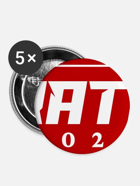 Marathon 2026 - Buttons groß 56 mm (5er Pack) - Weiß