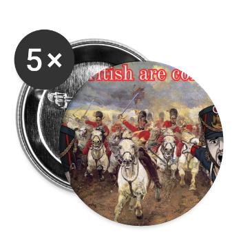 BRITISHINBOUND - Buttons large 2.2''/56 mm (5-pack) - white - Front
