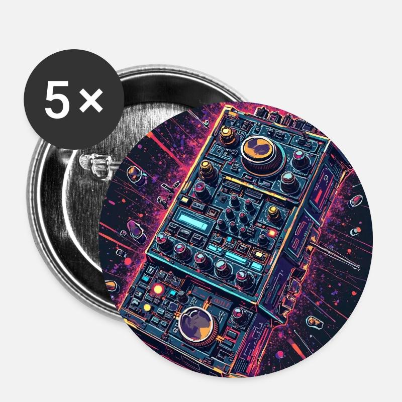 Digital DJ Controller Explosion - Buttons groß 56 mm (5er Pack) - Weiß