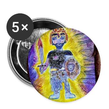 Finde Jesus von Eunice Ahiale - Buttons large 2.2''/56 mm (5-pack) - white - Front