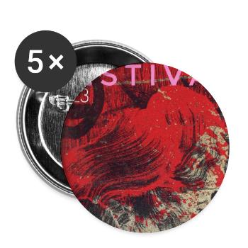 Street Art Festival Serbia 2023 - Buttons groß 56 mm (5er Pack) - Weiß - Vorne
