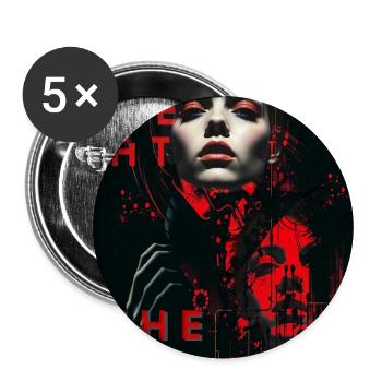 Meet Me At The Afters - Subkultur Edition - Buttons groß 56 mm (5er Pack) - Weiß - Vorne