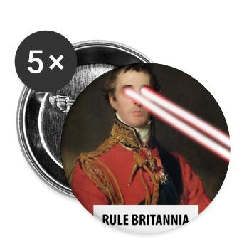 Super Duke - Buttons large 2.2''/56 mm (5-pack) - white - Front