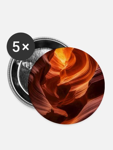 Orange Gap Light - Buttons groß 56 mm (5er Pack) - Weiß
