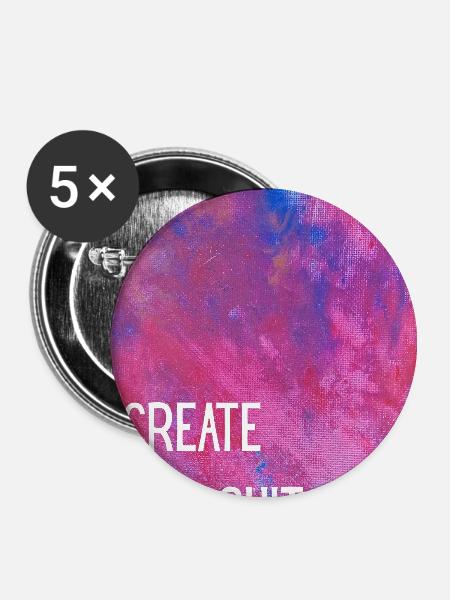 Create epic shit. - Buttons groß 56 mm (5er Pack) - Weiß
