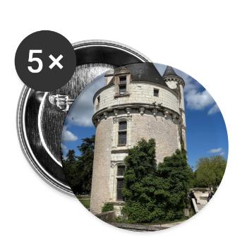 Der Turm der Marks - Buttons groß 56 mm (5er Pack) - Weiß - Vorne