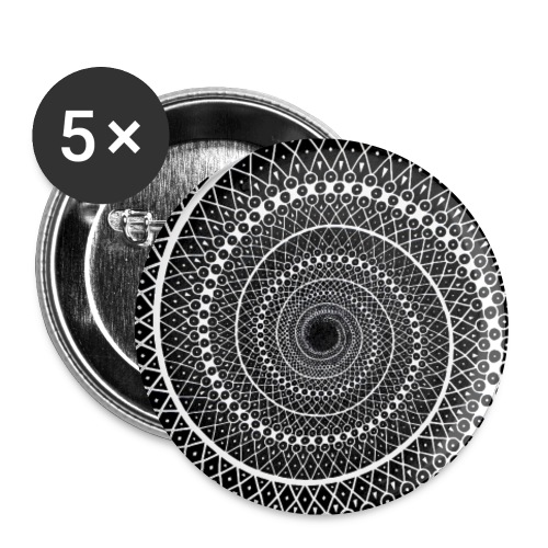 Spirale 1 - Lot de 5 grands badges (56 mm)
