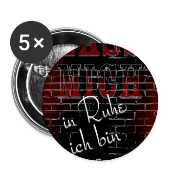 LEAVE ME alone I'm annoyed - Poster - Buttons large 2.2''/56 mm (5-pack) - white - Front