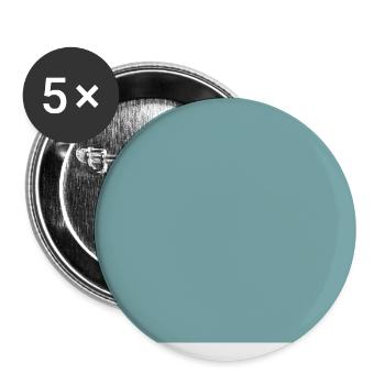 Balance Poster minimalistisch moderner Spruch - Buttons groß 56 mm (5er Pack) - Weiß - Vorne