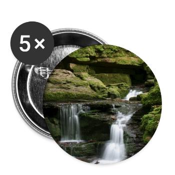 Black Forest Monbach - Buttons large 2.2''/56 mm (5-pack) - white - Front