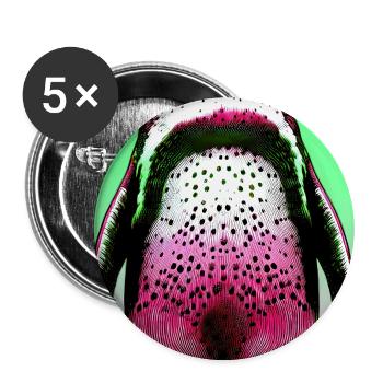 penguin - Buttons large 2.2''/56 mm (5-pack) - white - Front
