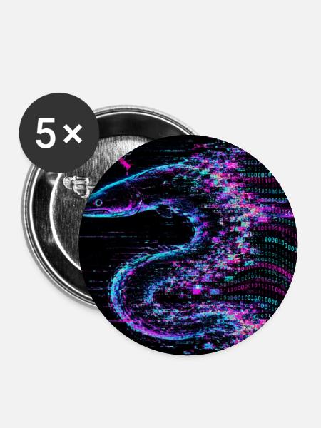 Semantischer Schleim - System Error - Buttons groß 56 mm (5er Pack) - Weiß