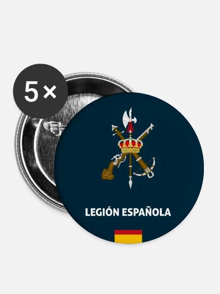 Legion Espanola-Handy-Fall - Buttons groß 56 mm (5er Pack) - Weiß