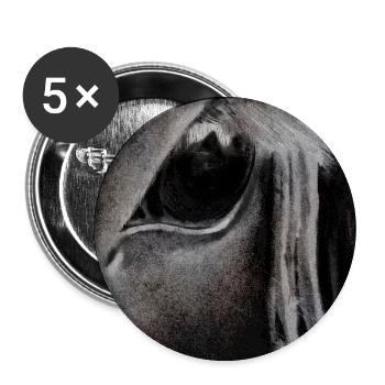 Spiegel der Seele - Buttons groß 56 mm (5er Pack) - Weiß - Vorne