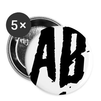 STABIL - BLOCK - Buttons groß 56 mm (5er Pack) - Weiß - Vorne