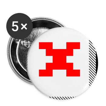 Missing Image – File Not Found - Buttons large 2.2''/56 mm (5-pack) - white - Front