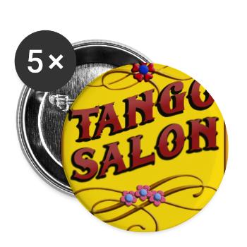 Tango Salon - Buttons large 2.2''/56 mm (5-pack) - white - Front