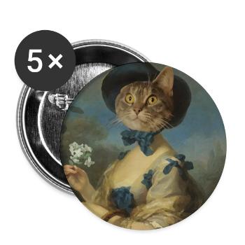 Catleen - Buttons large 2.2''/56 mm (5-pack) - white - Front