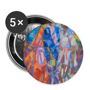 Per Stenius Painting - Buttons large 2.2''/56 mm (5-pack) - white - Front
