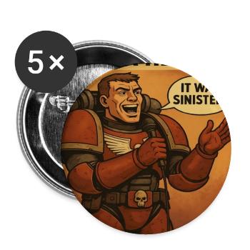 Hero of the Heretics – It Was Sinister - Buttons large 2.2''/56 mm (5-pack) - white - Front