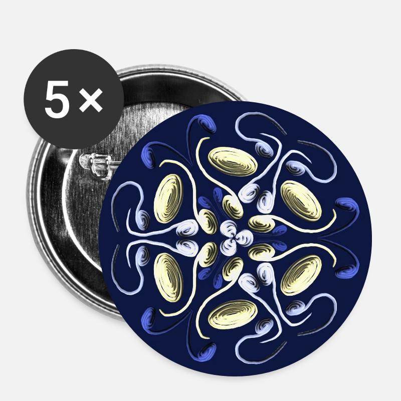 ManGogh - Buttons large 2.2''/56 mm (5-pack) - white