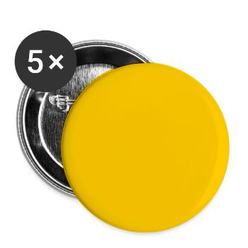 texture d’arrière-plan jaune personnaliser le modèle - Lot de 5 grands badges (56 mm) - blanc - Devant