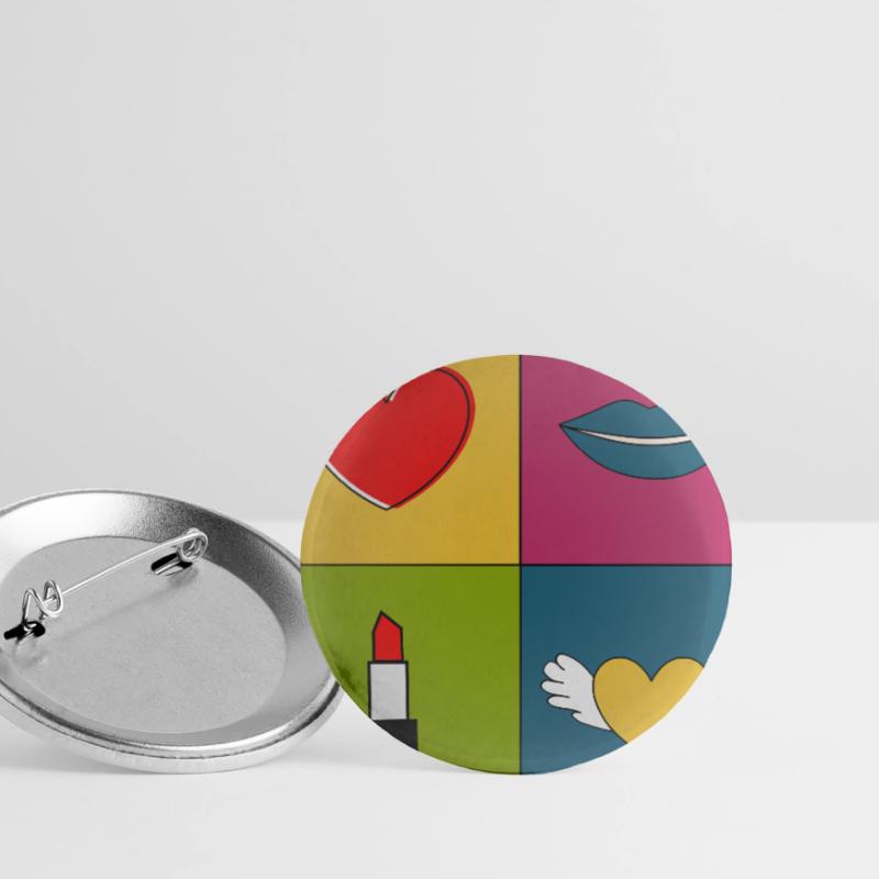 Muttertags Geschenk Mutter Muttertag Geschenkidee  Buttons groß 56 mm (5er Pack)