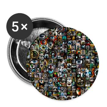 Scopesthesie - Buttons groß 56 mm (5er Pack) - Weiß - Vorne