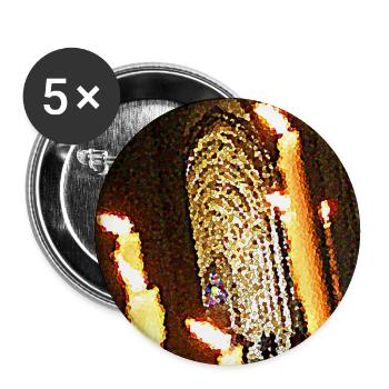 The flames of divinity - Buttons large 2.2''/56 mm (5-pack) - white - Front
