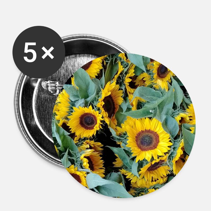 Autumn Style - Buttons large 2.2''/56 mm (5-pack) - white