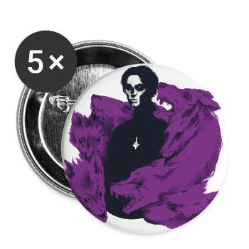 Pope Emeritus III Mummy Dust - Buttons large 2.2''/56 mm (5-pack) - white - Front