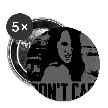Expressive Statement T-Shirt - Buttons large 2.2''/56 mm (5-pack) - white - Front