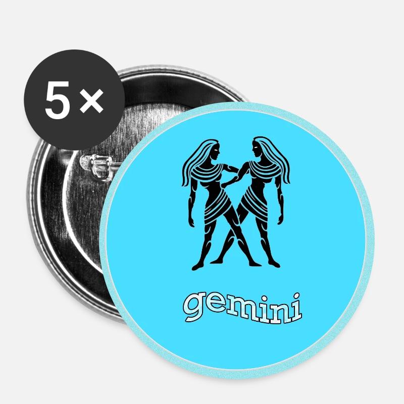 gemini - Buttons large 2.2''/56 mm (5-pack) - white